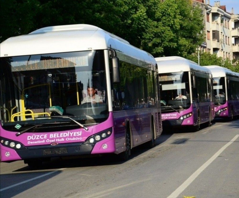 Düzce’de halk otobüsleri sefer saatlerinde yeni düzenleme 