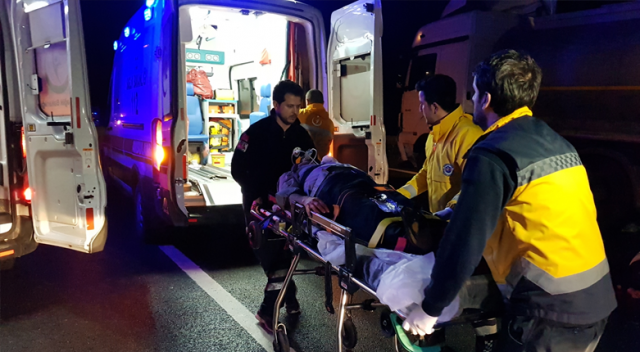 Düzce'de kaza yapan otomobile tanker çarptı: 1 kişi öldü