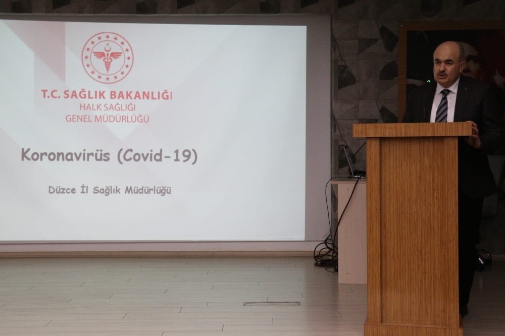 Düzce’de korona virüs toplantısı 