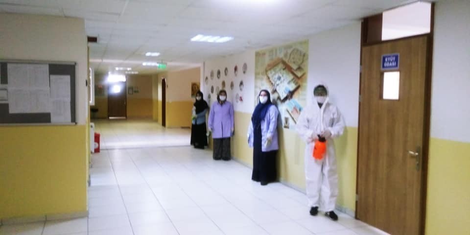 Düzce’de okullarda LGS temizliği 