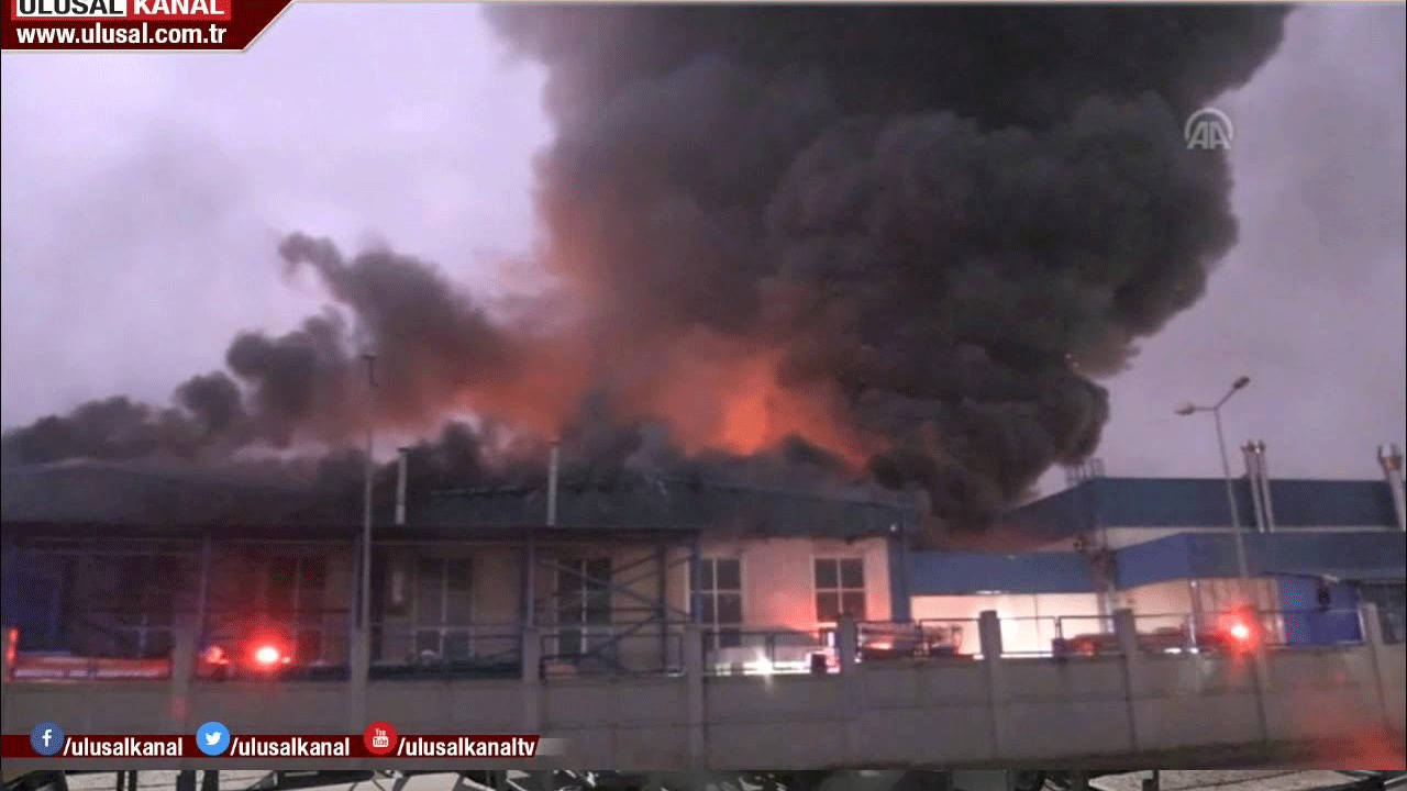 Düzce'de sanayi alarmda! Otomotiv fabrikasında yangın paniği
