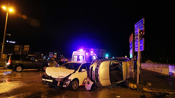 Düzce'de trafik kazası: 1 kişi yaralı