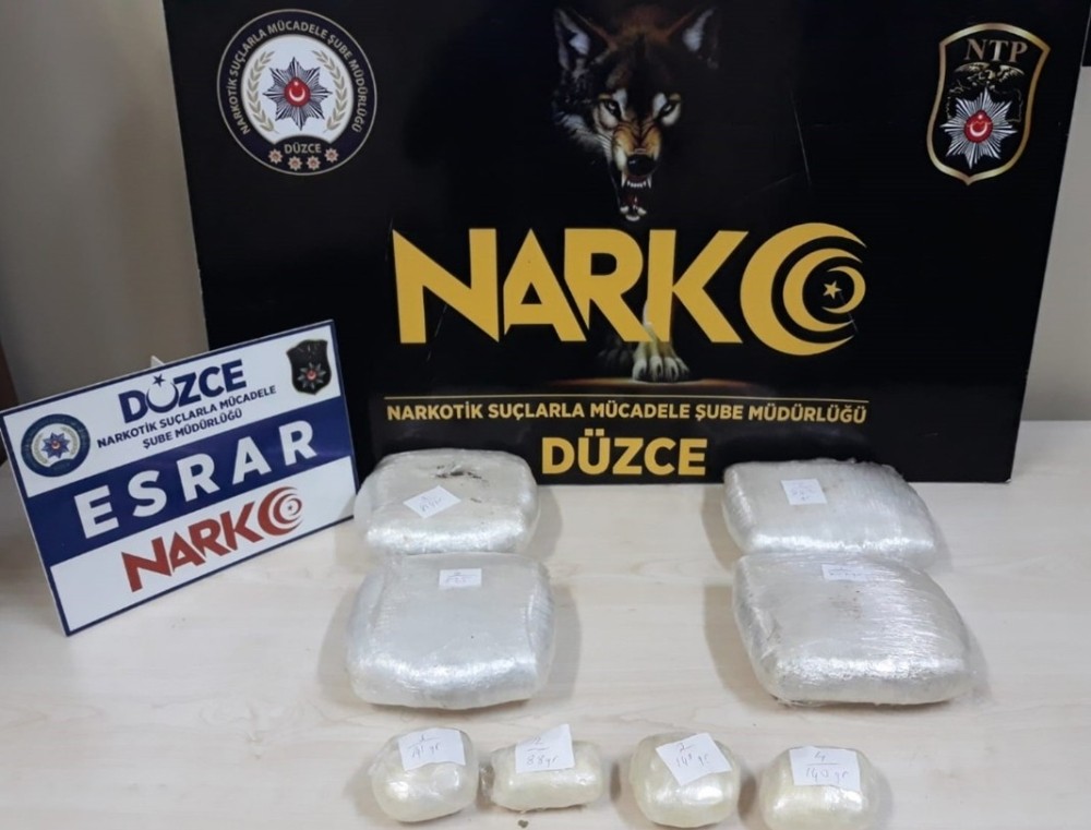 Düzce’de uyuşturucu operasyonu 