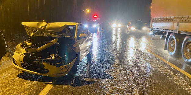Düzce'de zincirleme trafik kazası