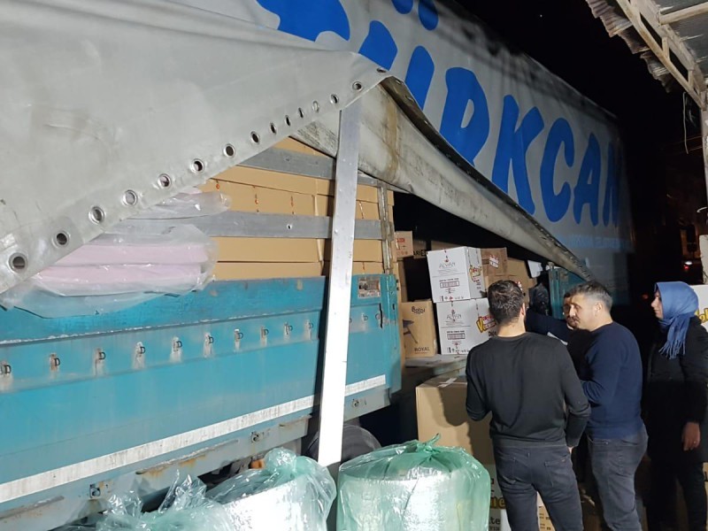 Düzce’den İdlib’e yardım tırı yola çıktı 