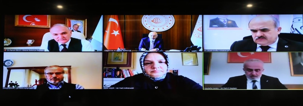 Düzce’nin ulaşım sorunu bakanla görüşüldü 