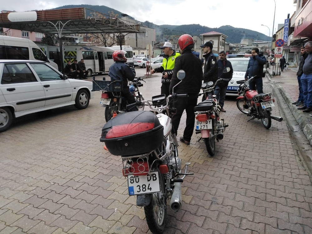 Düziçi’nde motosiklet denetimi 