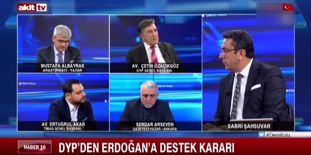 DYP'den Cumhurbaşkanı Erdoğan'a destek kararı