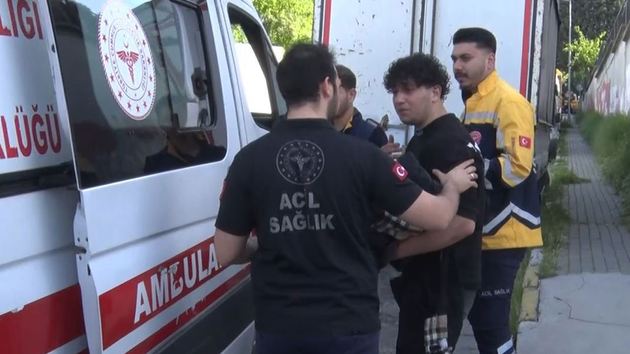 E-5’te akılalmaz anlar! Trafiği birbirine kattı