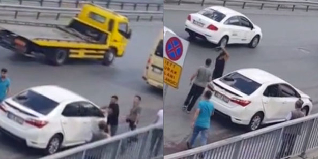 E-5'te araba parçalayan 3 şehir magandası yakalandı!