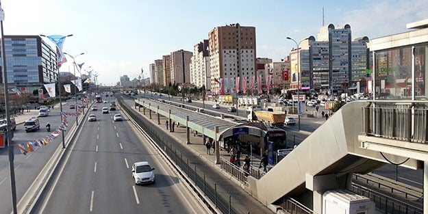 E-5'te cayır cayır yandı!