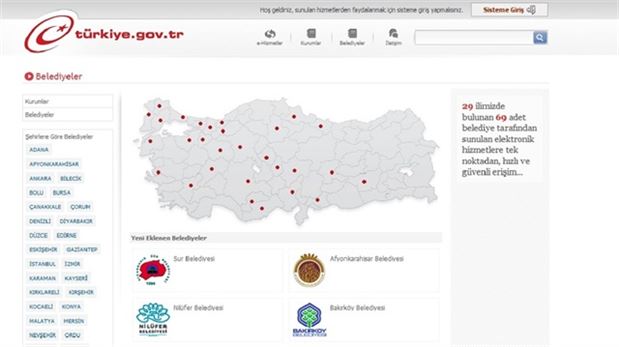 E-devlet giriş ve şifre işlemleri