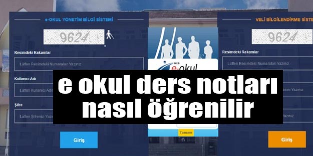 E okul devamsızlık not sorgulama e okul VBS ders notları