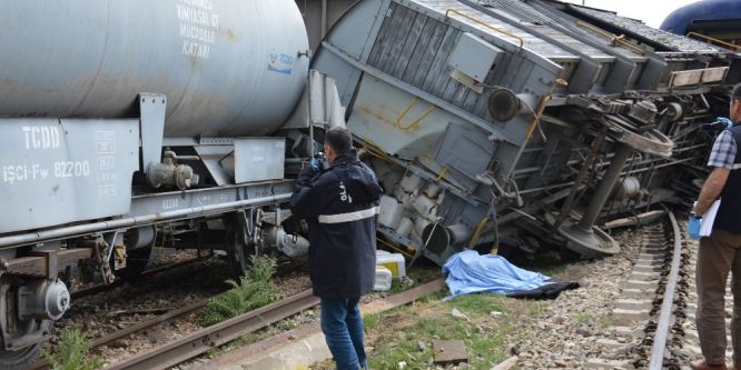 Kırıkkale’de tren vagonu devrildi: 1 ölü
