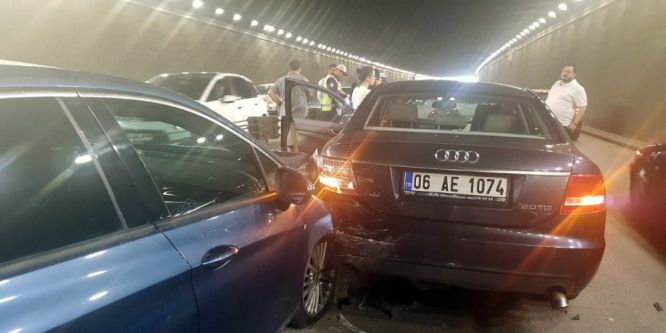 Ankara'da zincirleme trafik kazası