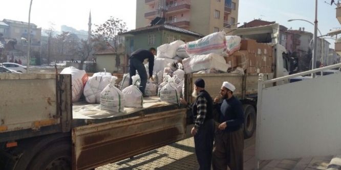 Malatya’dan Halep'e yardım eli