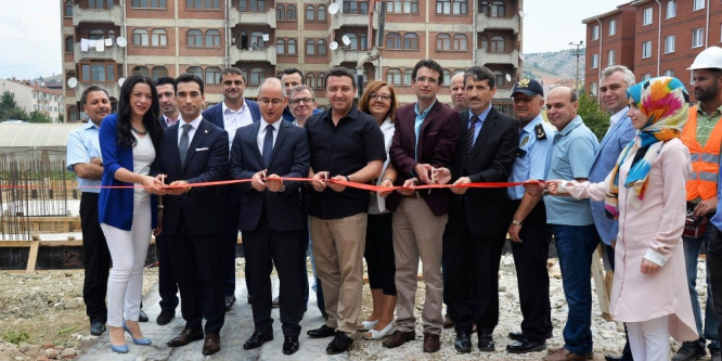 Adliye lojmanlarının temeli atıldı