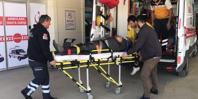 İnşaattan düşen işçi yaralandı
