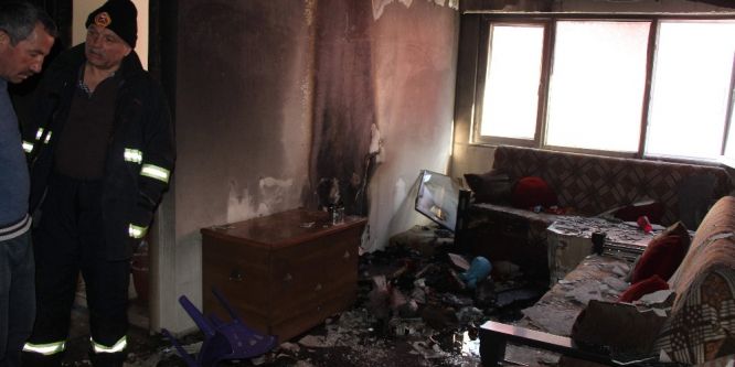 Karabük’te yangın paniği