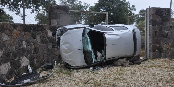 Çanakkale’de trafik kazası; 1 yaralı
