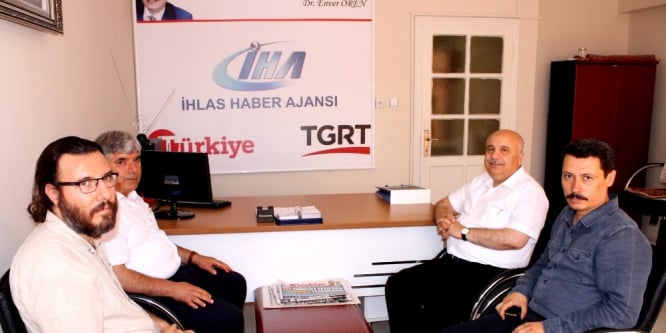 Rektör Gönüllü’den İHA’ya ziyaret