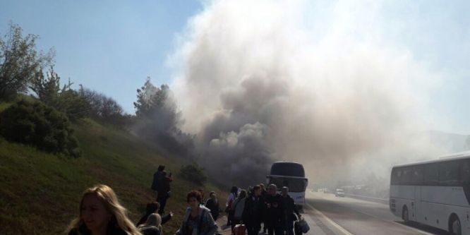 Alaçatı'da 48 yolcu ölümden döndü