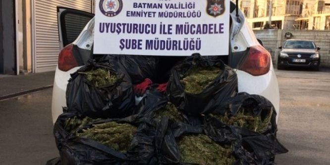 45 kilogram uyuşturucu ele geçirildi