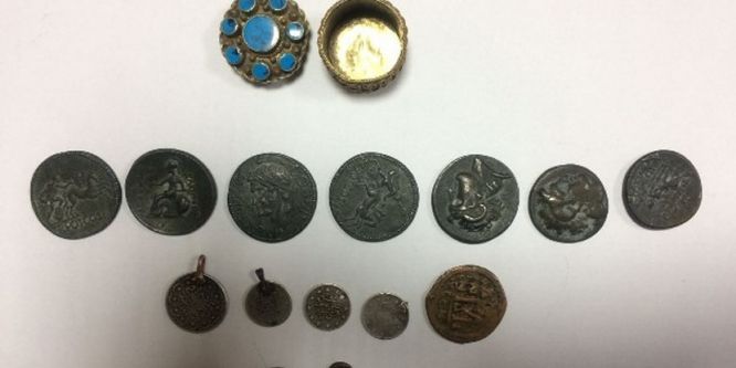 Denizli’de tarihi eser operasyonu