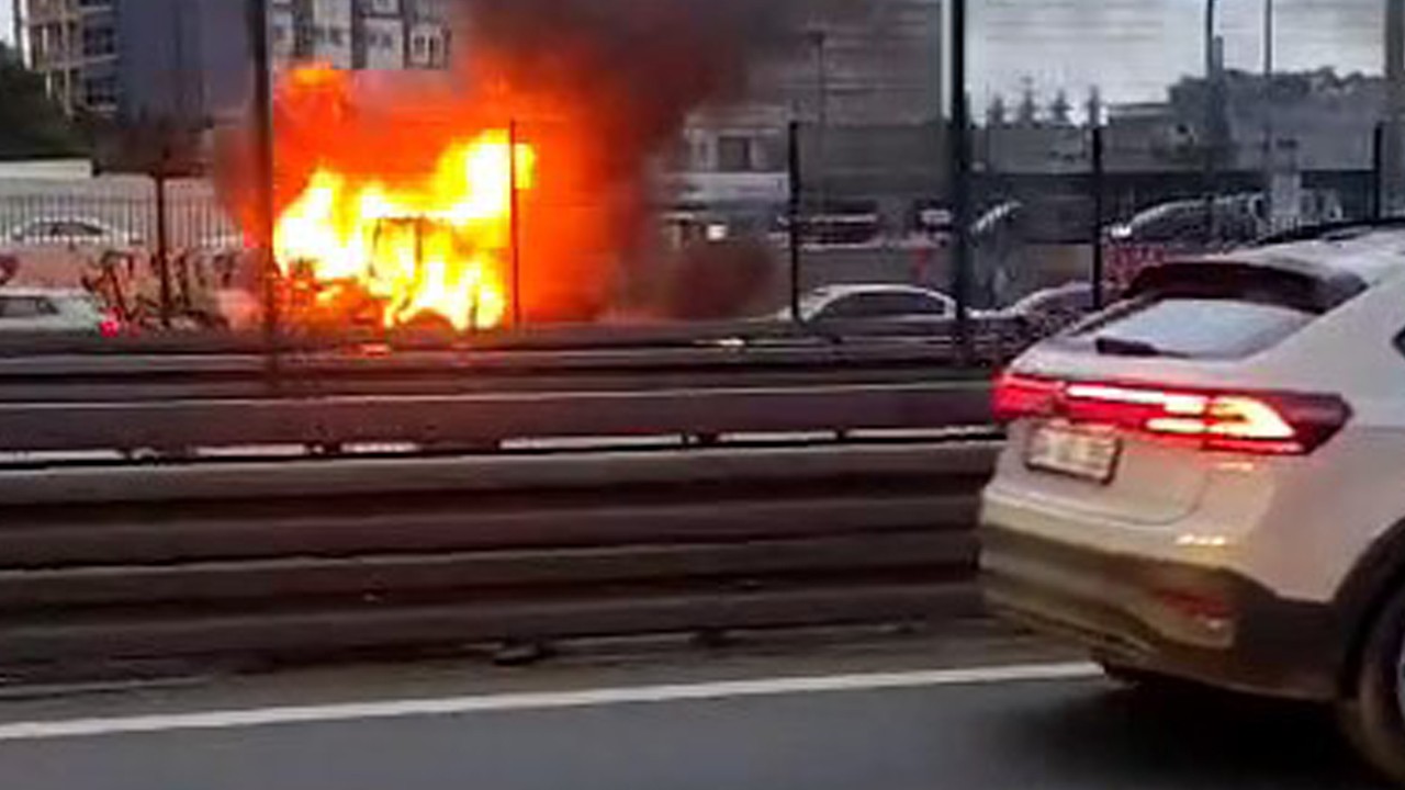 E5 alev alev! Cevizlibağ’da sabah paniği