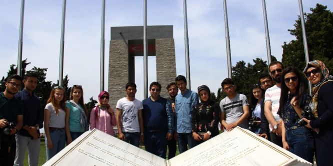 Yabancı öğrenciler Çanakkale’ye Hayran Kaldı