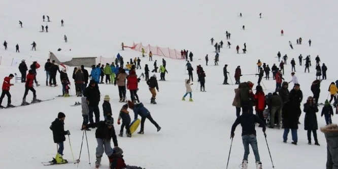 Kayak merkezine yoğun alaka