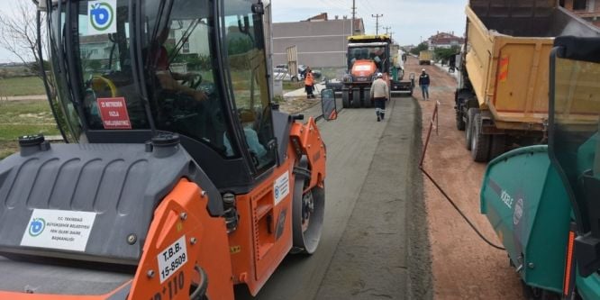 Tekirdağ’da beton asfalt çalışmaları