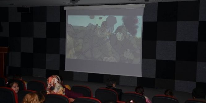 “Çanakkale Geçilmez” çizgi filmiyle tarihi öğrendiler