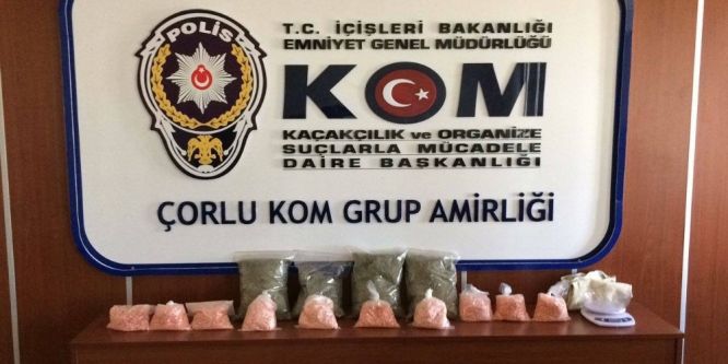 10 bin adet uyuşturucu hap ve 2 kilogram bonzai ele geçirildi