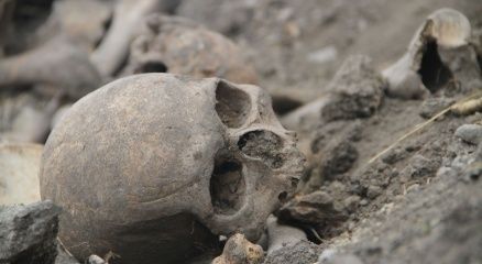 Ardahan’da kafatası ve insan kemikleri bulundu