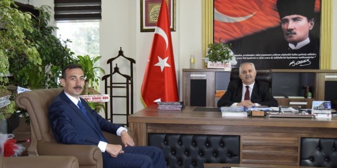 Kaymakam Çiçekli’den Müdür Görentaş’a ziyaret
