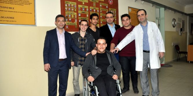 Engelli arkadaşları ‘Umut’ için proje yaptılar