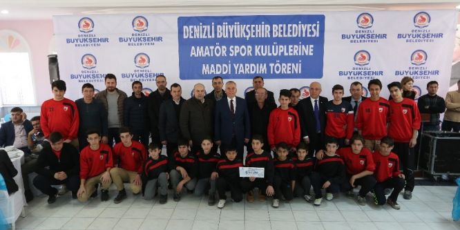 Amatör kulüplere Büyükşehir desteği devam ediyor