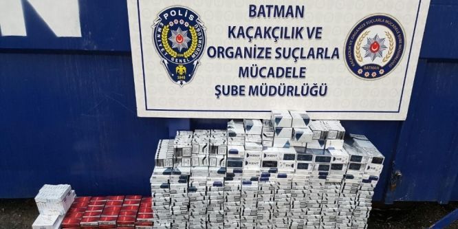 6 bin 815 paket kaçak sigara ele geçirildi