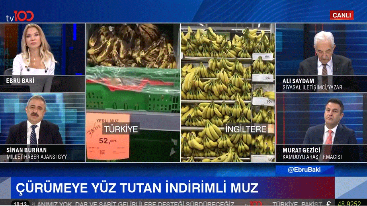 Ebru Baki artık ucuz patlıcan yiyecek