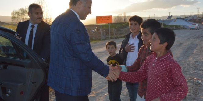 Vali Azizoğlu'dan Tekman'a ziyaret