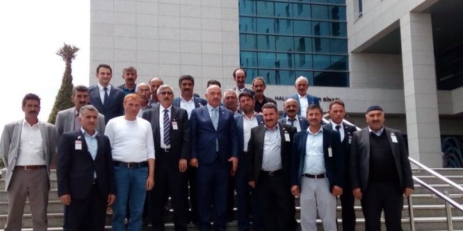 Milletvekili Ilıcalı, Tekmanlı muhtarları ağırladı