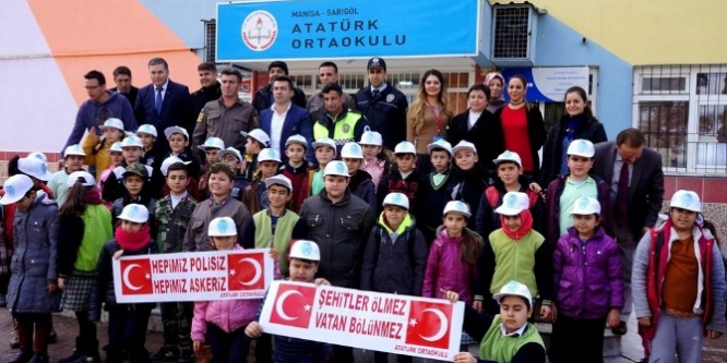 Polis ve askerlere anlamlı destek