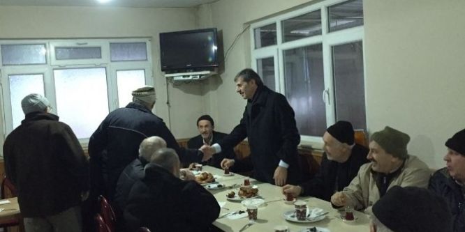 Başkan Alemdar cami cemaatiyle biraraya geldi