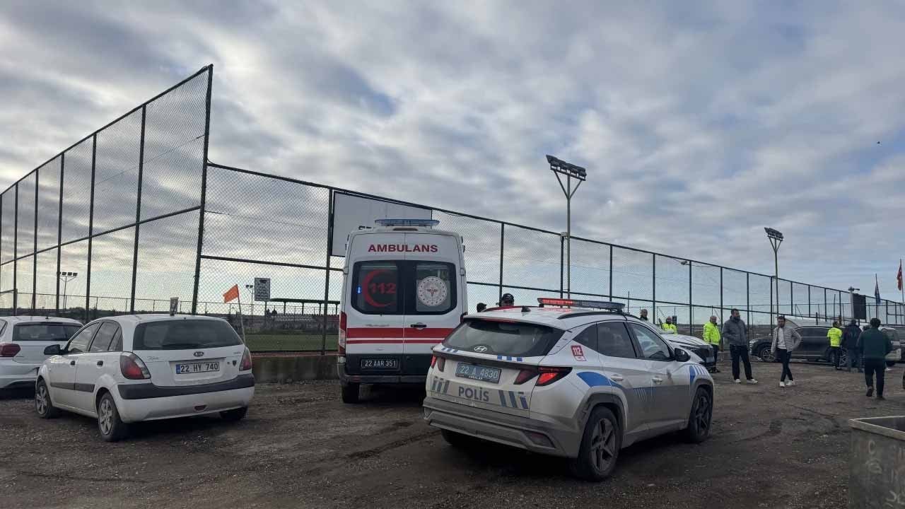 Edirne amatör liginde şok! Taraftarlar sahayı bastı, maç yarıda kaldı