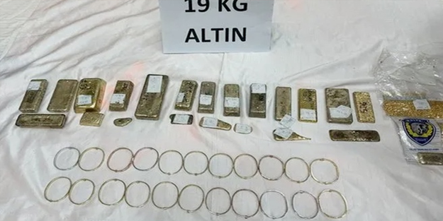 Edirne'de 19 kilo altın ele geçirildi