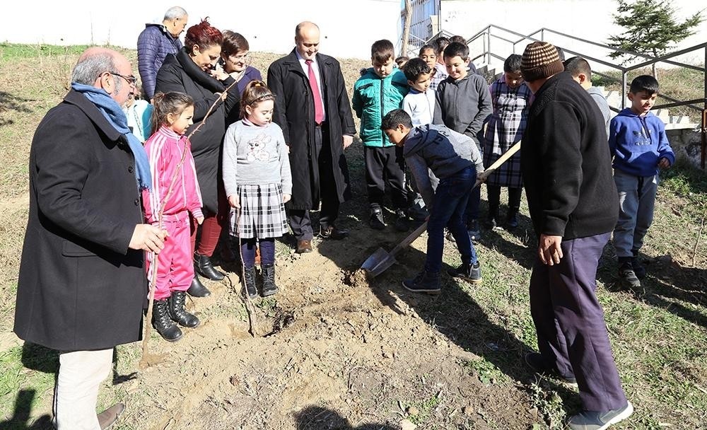 Edirne’de, 21 okula 300 hünnap fidanı dikilecek 