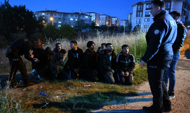 Edirne'de düzensiz göçmenler yakalandı