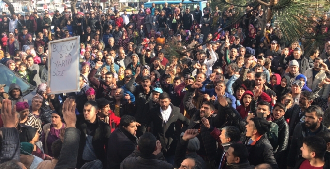 Edirne'de Emniyet önünde bonzai hareketliliği