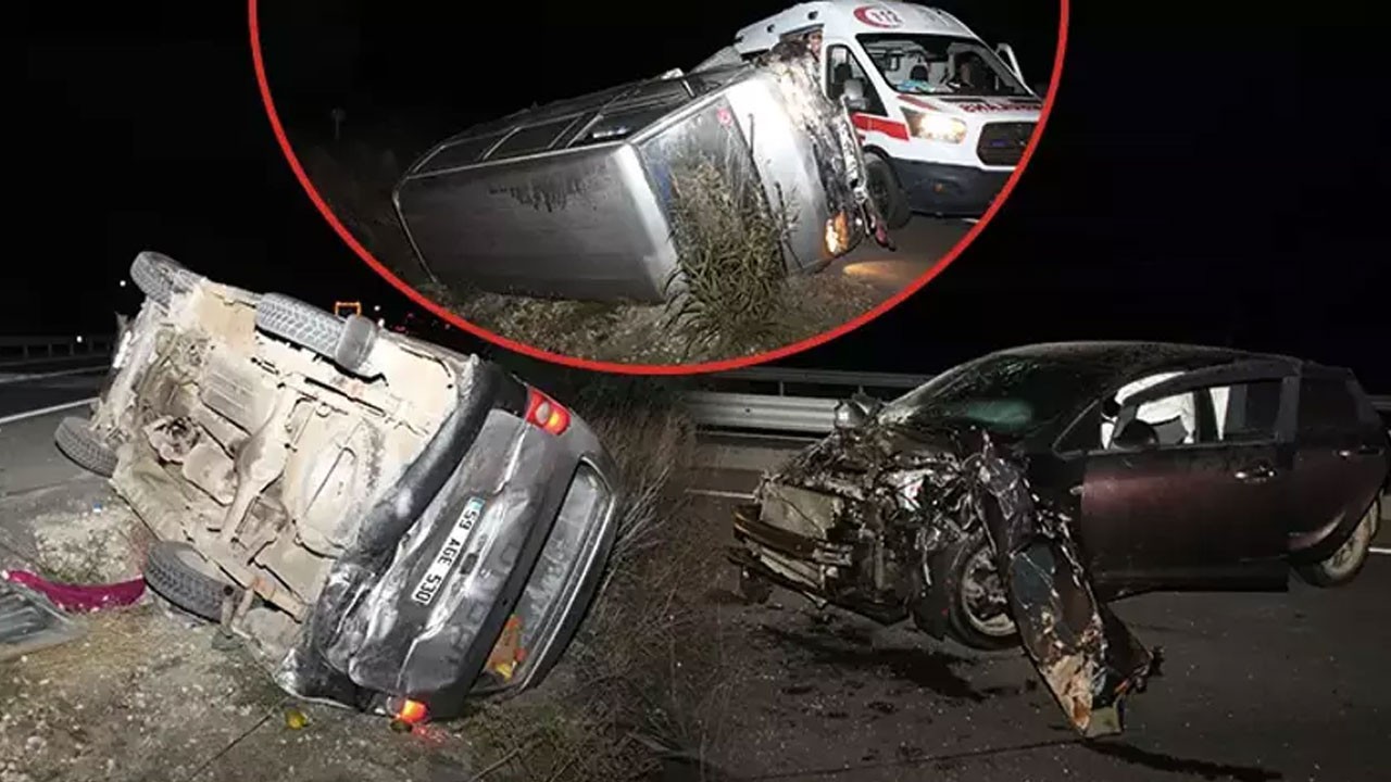 Edirne'de feci kaza! 6 kişi yaralandı